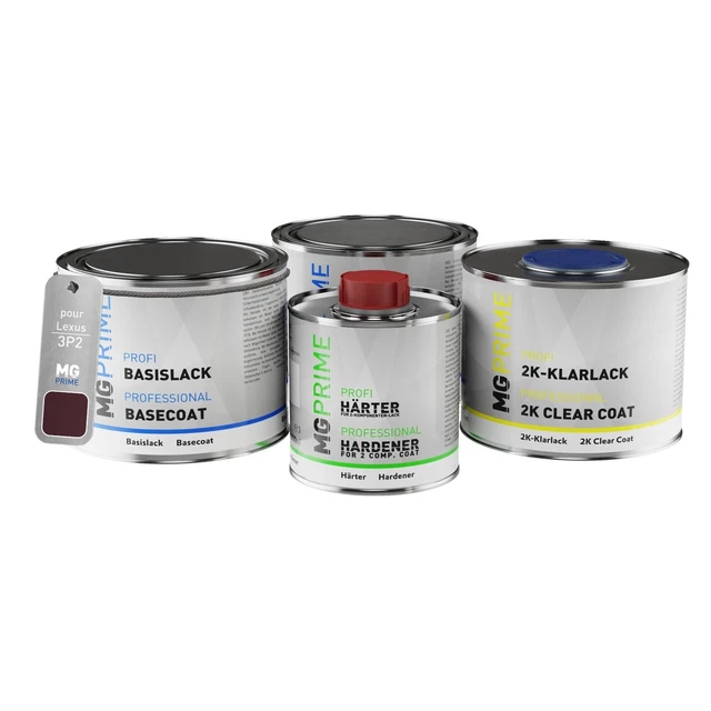 Toyota Celsior Bordeaux Mica Code: 3P2 Aerosol Spray Paint Chip/Scratch Repair main image 1