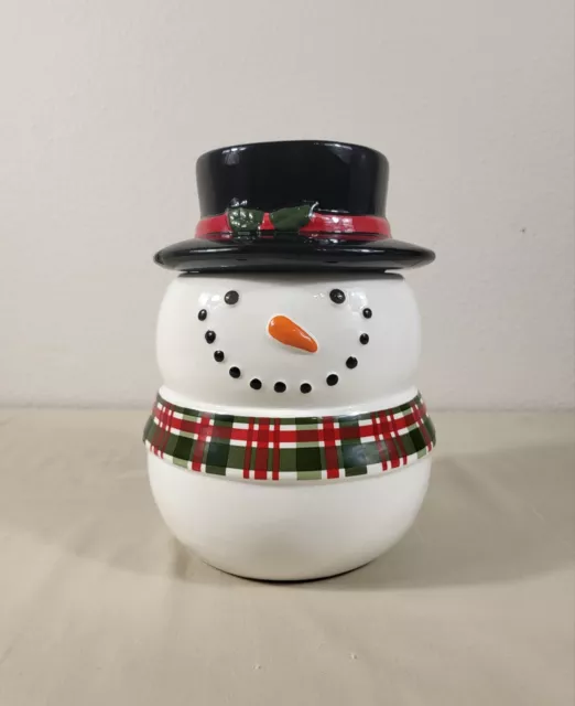 Snowman Cookie Jar Canister Frosty