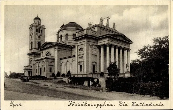 Ak Eger Erlau Ungarn, Kathedrale - 4093322