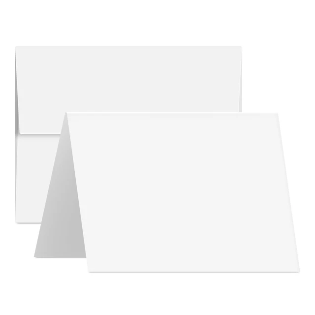 Hands On Fum | Office | Card Making Blank White Greeting Card Set 5 Cards Envelopes And 50 Post Cards 641de0faacb9f51e816637d7