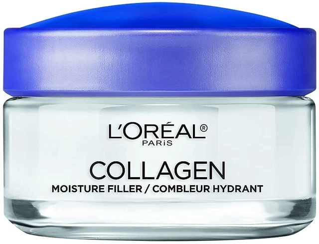 L'Oreal Paris Collagen Moisture Filler Facial Treatment Day Night Cream 1.7 oz L'Oreal Paris Collagen Moisture Filler Facial Treatment Day Night Cream 1.7 oz