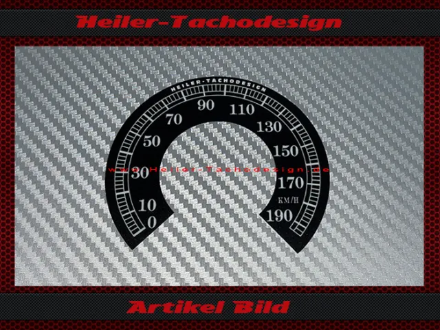 Tacho Aufkleber für Harley Davidson FLHX Street Glide 2007 bis 2013 Ø80 Mph zu K