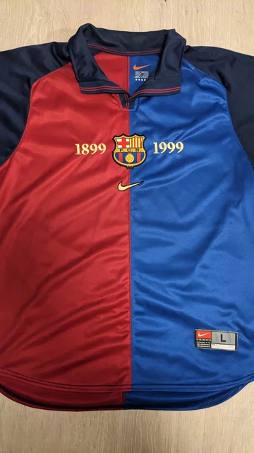 CAMISETA NIKE FC Barcelona 1899-1999 100 Aniversario Rivaldo #11