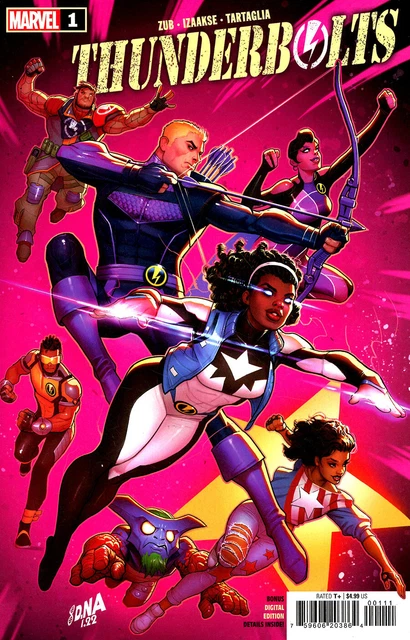 2022 Thunderbolts Series Listing (#1 2 3 4 5 Available/Hawkeye/You Pick)
