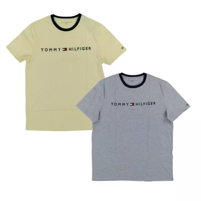 Tommy Hilfiger Mens T-Shirt Graphic Short Sleeve Casual Crew Neck Flag Logo Tee 3