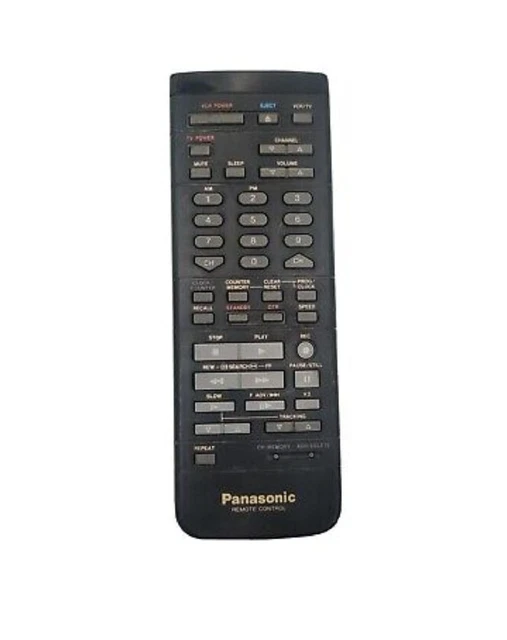 Vintage Panasonic VSQS0727 Genuine Remote Control For TV/VCR Rare - Tested