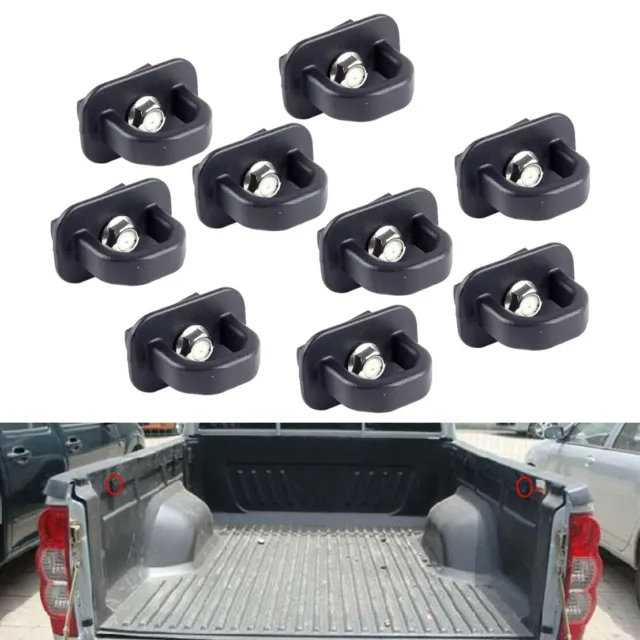 9 PCS Tie Down Anchor Truck Bed Side Wall Anchors Fit for GMC Canyon Chevy