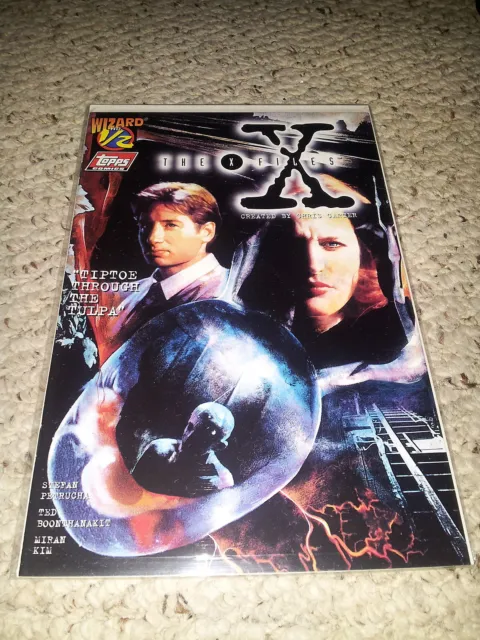 X-FILES Comic with COA Rare #1/2 TOPPS WIZARD MAIL- AWAY EXCLUSIVE
