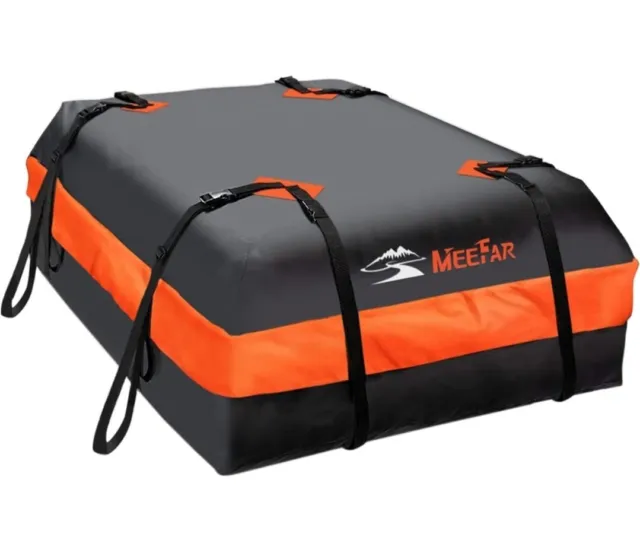 MeeFar Car Roof Bag XBEEK Rooftop Top Cargo Carrier Bag Waterproof 15 Cubic Feet
