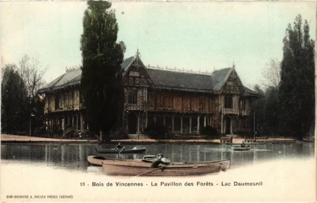 CPA PARIS 12e-Bois de Vincennes-Le Pavillon des Foréts-Lac Daumesnil (322678)