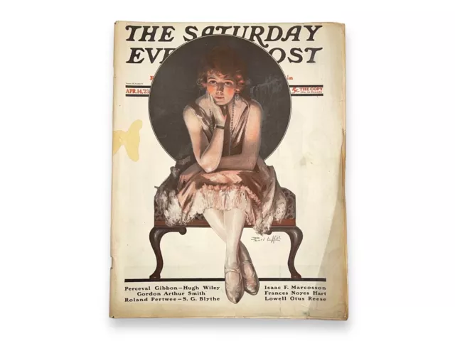 The Saturday Evening Post April 14, 1923 Pearl Hill  - Full Magazine