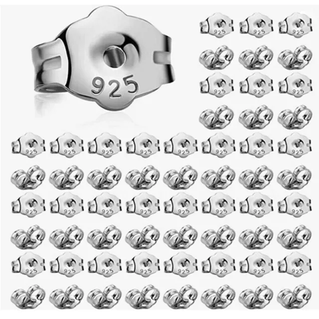 925 Sterling Silver Stud Earrings Cubic Zirconia Small Set Pack Women Woman Girl