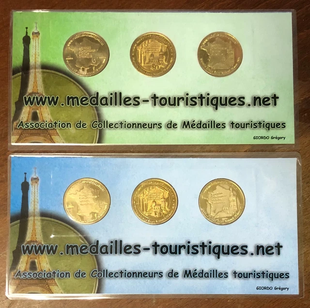 2 Encarts Jeton Monnaie De Paris & Arthus & Médailles & Patrimoine Medals Tokens