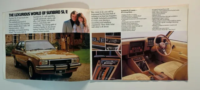 Vintage Car Brochures & Catalogue: Holden Sunbird 1978 3
