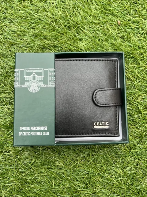 Official Celtic Football Club Genuine Leather Wallet Brand New Boxed RRP £18