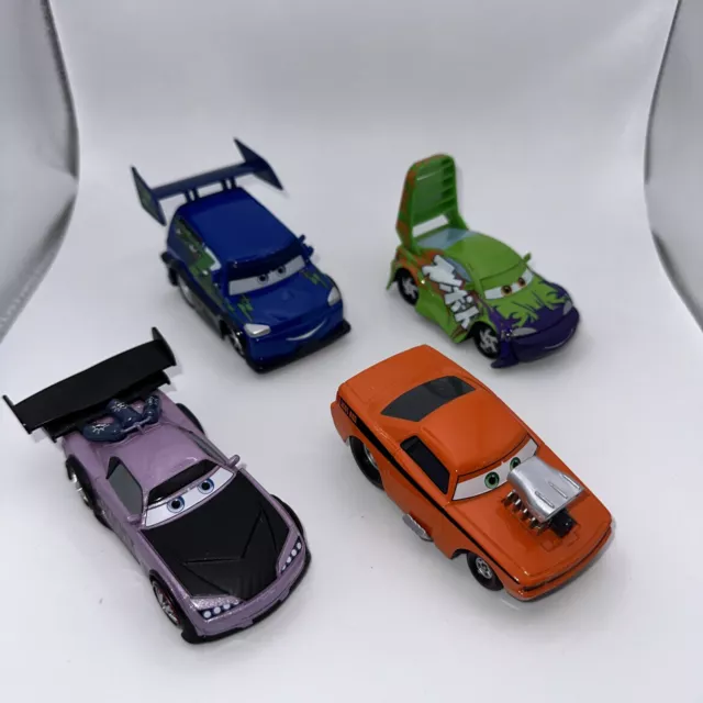 Disney Pixar Store Cars Bad Boy Bundle X4 Pull Backs Diecast 1:43 Combine Post