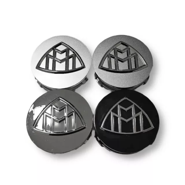 4x 75mm Für Mercedes Benz Maybach S GLS Centre Caps Nabendeckel Nabenkappen