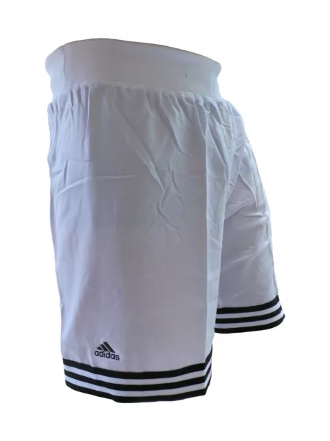 ADIDAS SPORT KURZE HOSE SHORT BASKETBALL CLIMACOOL WEISS SCHWARZ Gr. S M L XL