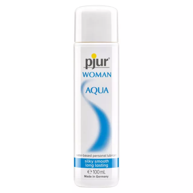 Pjur Woman AQUA 100 ml Gleitgel Gleitmittel Frau Gel Wasserbasis Massagegel