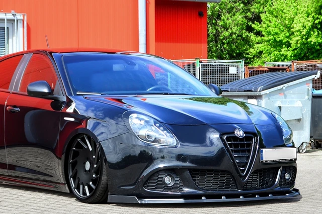 Blck Gloss Front Bumper spoiler skirt Splitter Wing For Alfa Romeo 940 10-16