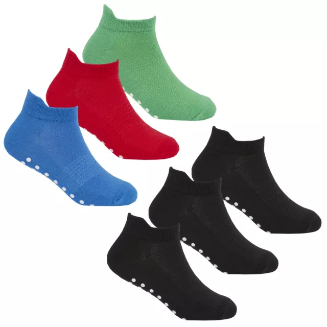 REDTAG Active Boys Sports Trainer Liners with Grippers