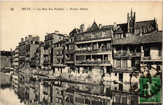 CPA AK METZ - La Rue des Roches - Rocks Stréet (650923)