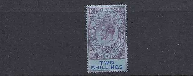 Gibraltar 1921-29 KGV Portrait ( Sg 99 2sh) VF Mlh