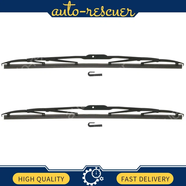 Front Windshield Wiper Blade 2x for 1991-1999 Toyota Tercel - ANCO
