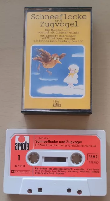 Dietmar Mainka - Schneeflocke und Zugvogel MC Hörspiel Märchen Lieder Kassette