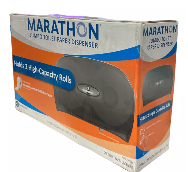 MARATHON JUMBO BATH Tissue Double Roll Dispenser $32.91 - PicClick