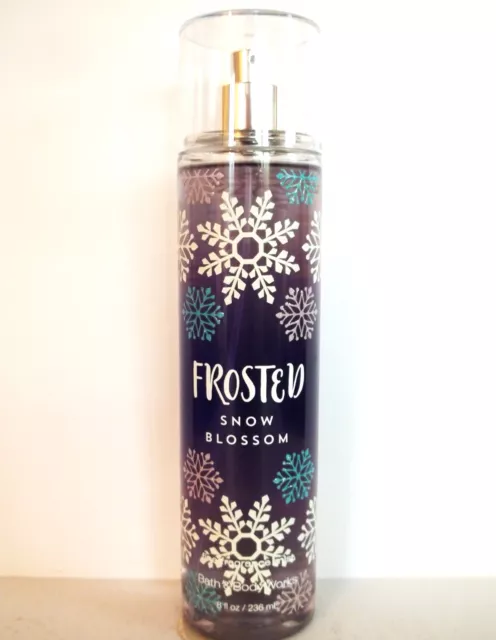 Bath Body Works FROSTED SNOW BLOSSOM Fine Fragrance Mist, 8 fl. oz., NEW