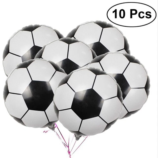 Suministros redondos de fútbol fútbol fútbol fiesta globos helio decoración de cumpleaños