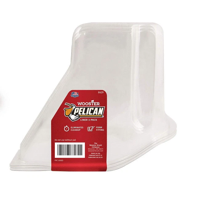 Tapa de cubo WOOSTER 8629, 1 qt, 8 1/2",8 1/2" L,7"" W,PK3