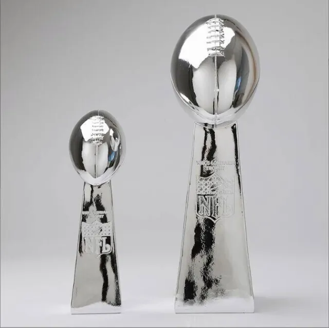 Super Bowl Championship VINCE LOMBARDI Trophy 9'' & 22'' Fans Christmas Gift