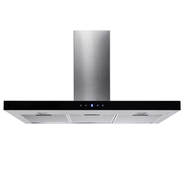 ELECTRIQ SLIMLINE STAINLESS Steel 90cm Cooker Hood with Touch Con