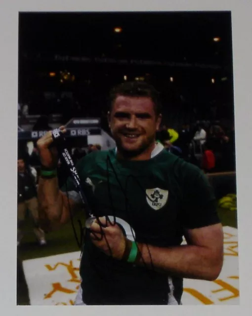 Jamie Heaslip Ireland Rugby Personally Hand Signed Autograph Photo