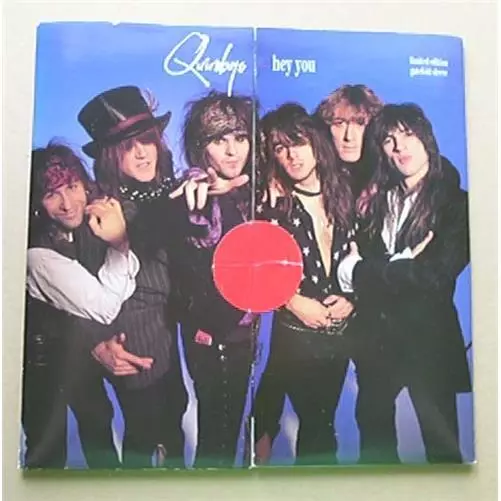 Quireboys Hey You 7" G/Fold P/S Uk