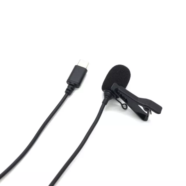 Noise Cancelling Mic Professional Lavalier Microphone for INSTA-360 ONE X2 TypeC