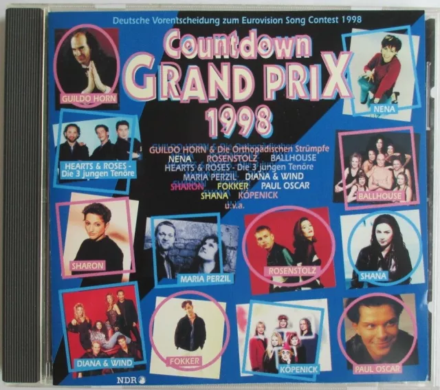 Cd Eurovision - "Countdown Grand Prix 1998"