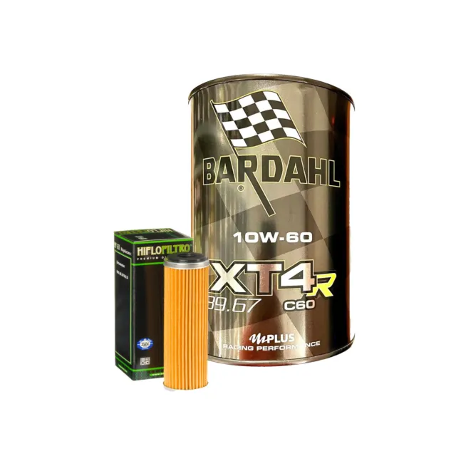 Kit De Mantenimiento Aceite Bardahl XT4R 10W60 Para Betamotor 500 RS Dual Sport