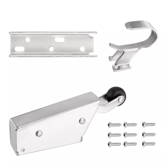 Walkin Cooler Door Closer, Spring Action Door Closer, Stainless Steel, Flush