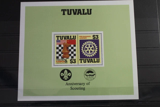 Tuvalu Block 14 mit 354-355 postfrisch Pfadfinder #WP046