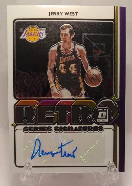 2020-21 Panini Donruss Optic - JERRY WEST - Retro Series Signatures -AUTO- 93/99