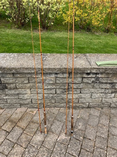 Pêche CANNE MOUCHE 7'3 Bambou Refendu Pezon et