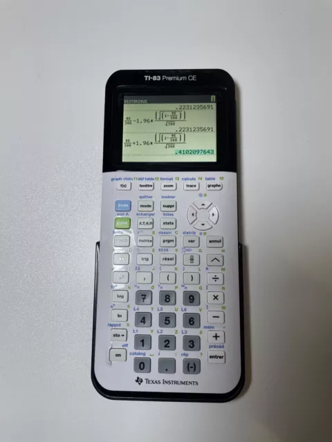 Calculatrice graphique mode examen Texas Instruments Ti-83 Premium CE