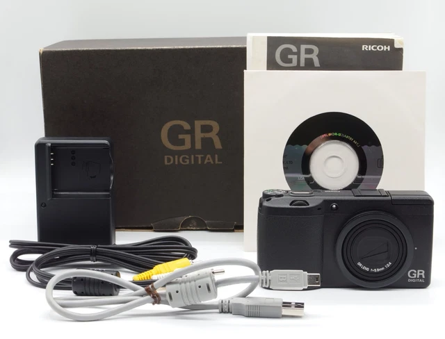 [N MINT IN BOX] RICOH GR DIGITAL II 10.1MP Black Compact Digital Camera JAPAN 2