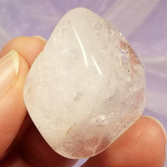 Rare Pink Danburite tumblestone 'Deep Spiritual Change' 20g SN38011