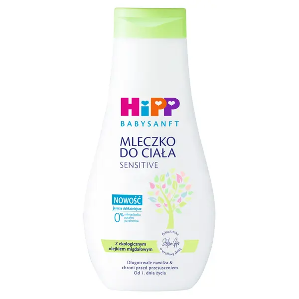 HiPP Baby Sanft Moisturizing Body Care Milk Ecological Almond Oil 350ml