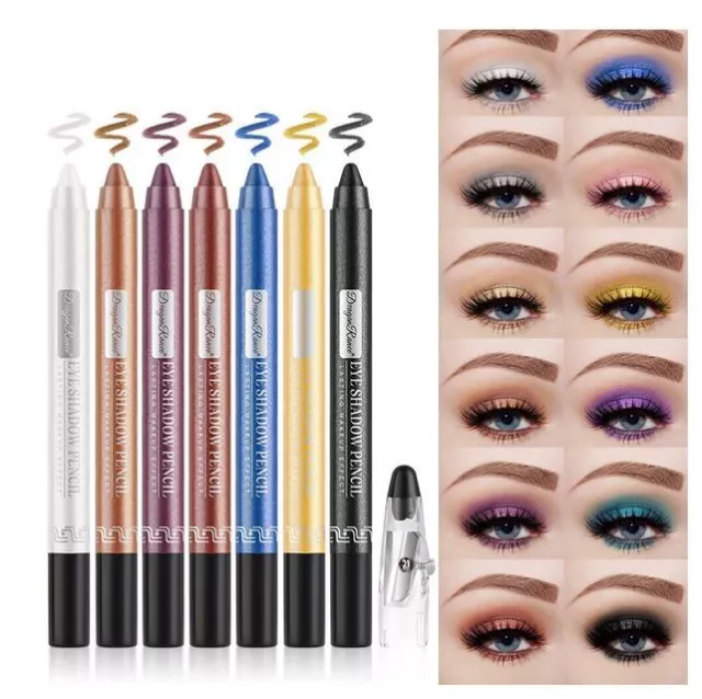 crayon paupieres couleur longue tenue Eyeshadow + taille crayon Dragon