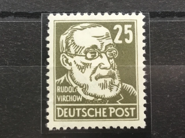 MiNr. 334 ** postfrisch 25 Pfg Köpfe 2 mit Plattenfehler II Befund Mayer VPP